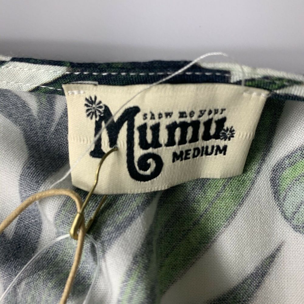 Show Me Your MuMu Palm Leaves Tied Crop Top Size M - Picture 9 of 12